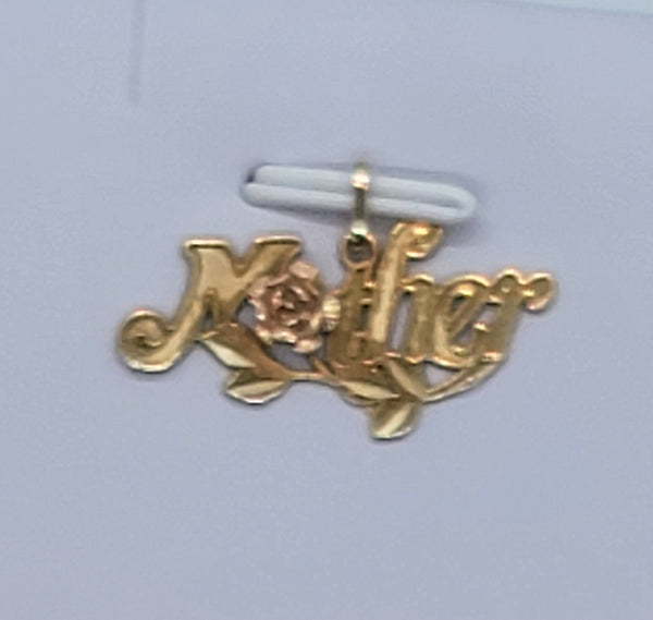 Mother 14k Gold Charm