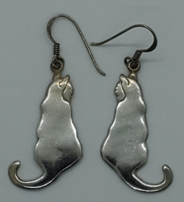 Silver Cat earing