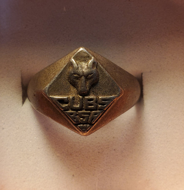 Silver cub scout ring
