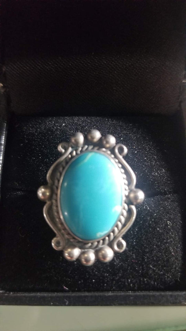 Turquoise Sliver Ring
