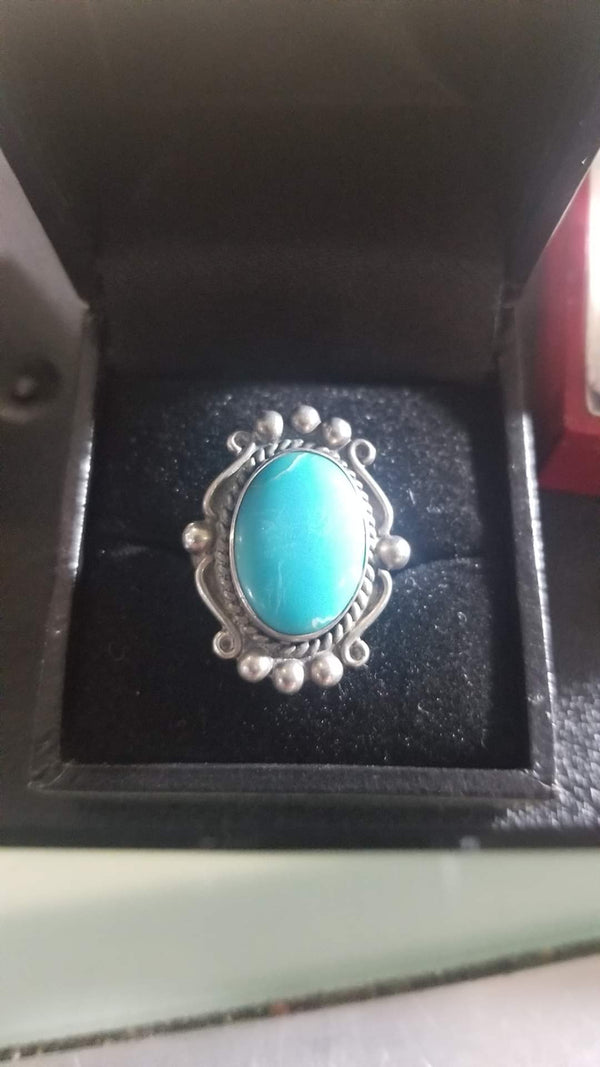 Turquoise Sliver Ring