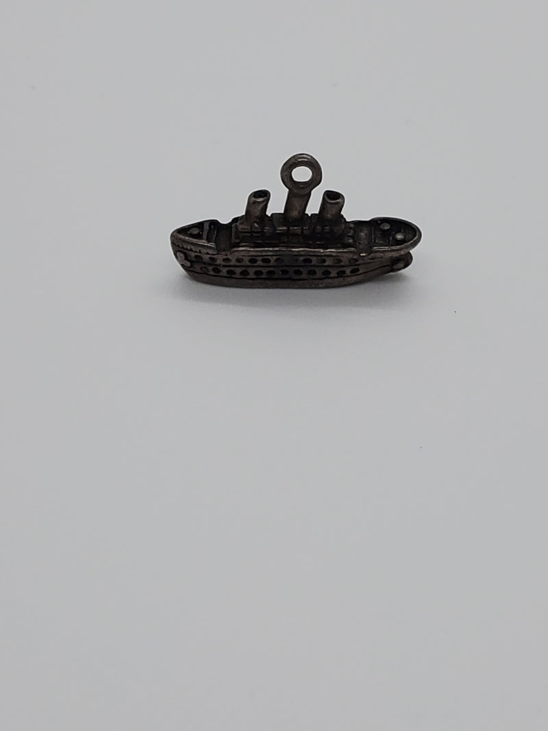 Sliver Boat Charm