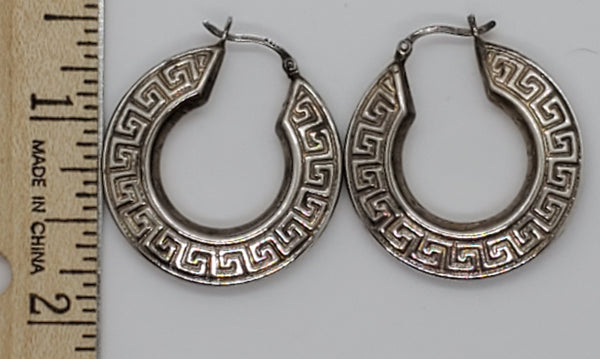 Silver Hoop Earing