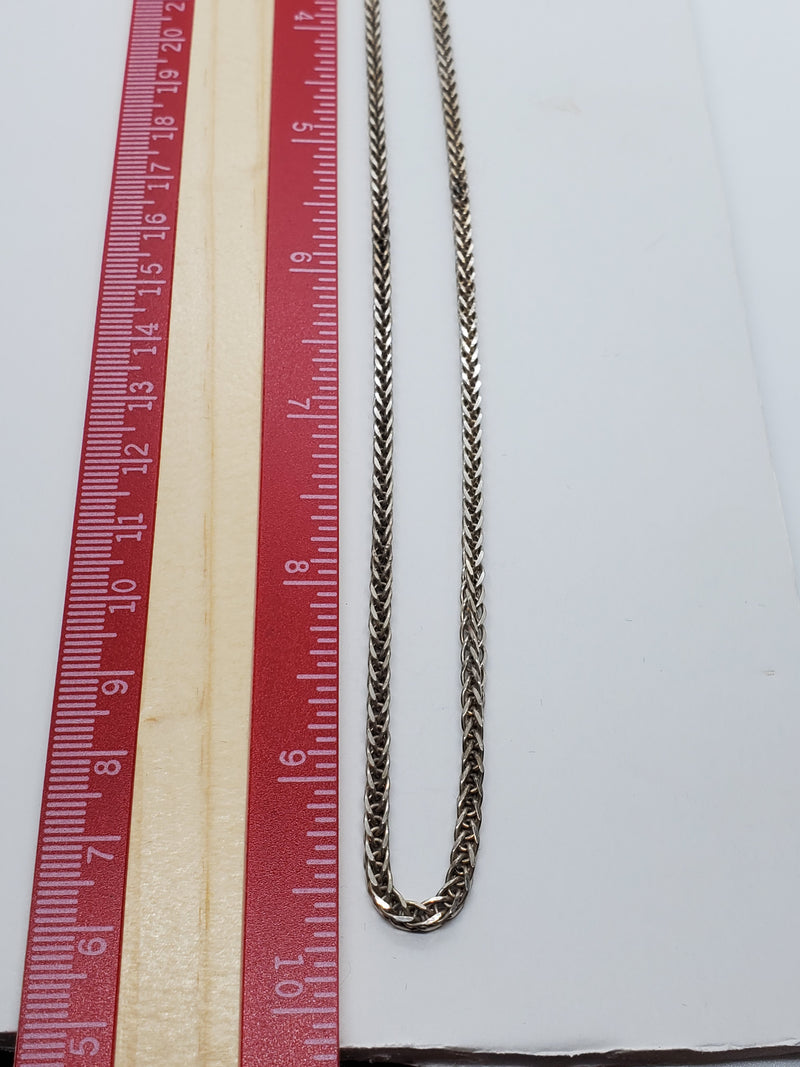 Men silver Chain #H